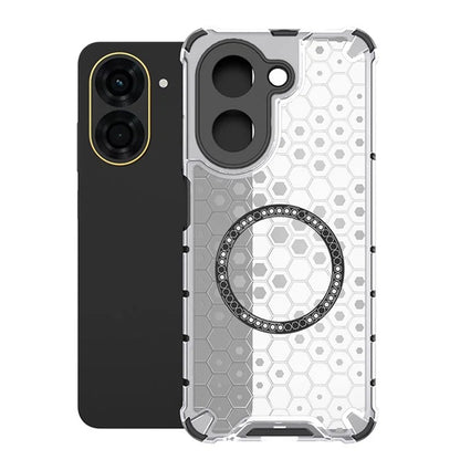 MagSafe-deksel for Xiaomi Redmi A5 4G (Regional), Techsuit, HoneyComb Shield, Hvit
