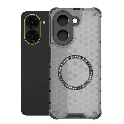 MagSafe-deksel for Xiaomi Redmi A5 4G (Regional), Techsuit, HoneyComb Shield, Svart