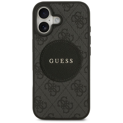 MagSafe deksel for Apple iPhone 17, Guess, 4G Circle Classic Logo, Svart