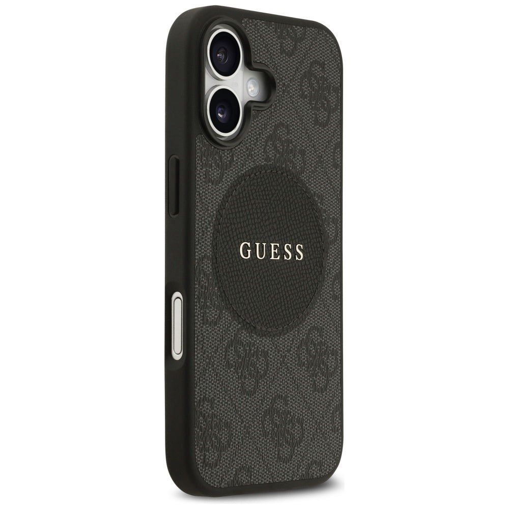 MagSafe deksel for Apple iPhone 17, Guess, 4G Circle Classic Logo, Svart