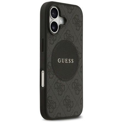 MagSafe deksel for Apple iPhone 17, Guess, 4G Circle Classic Logo, Svart