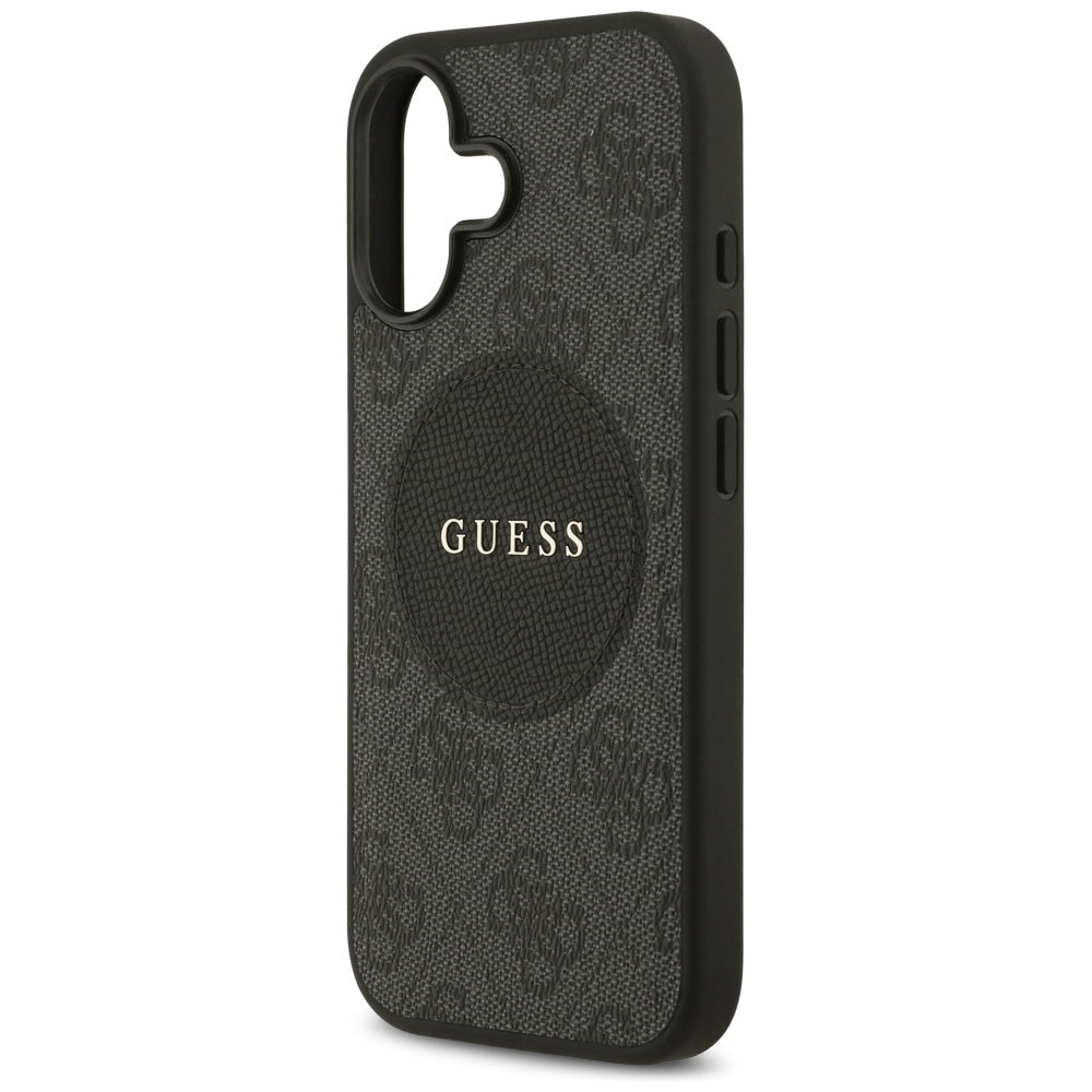 MagSafe deksel for Apple iPhone 17, Guess, 4G Circle Classic Logo, Svart