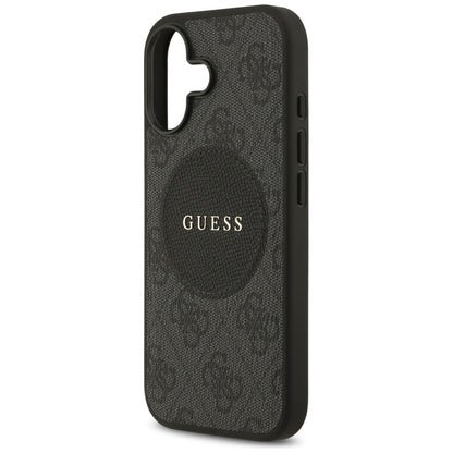 MagSafe deksel for Apple iPhone 17, Guess, 4G Circle Classic Logo, Svart