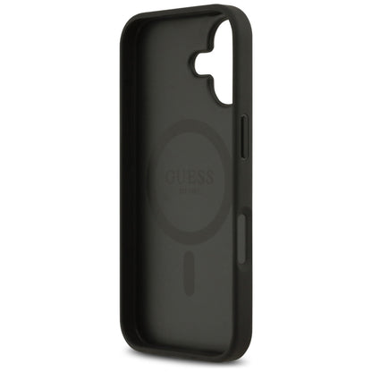 MagSafe deksel for Apple iPhone 17, Guess, 4G Circle Classic Logo, Svart