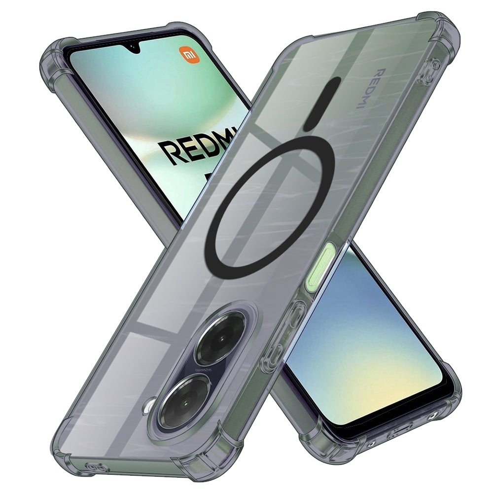 MagSafe-deksel for Xiaomi Redmi A5 4G (Standard), Techsuit, støtsikker klar, røykfarget