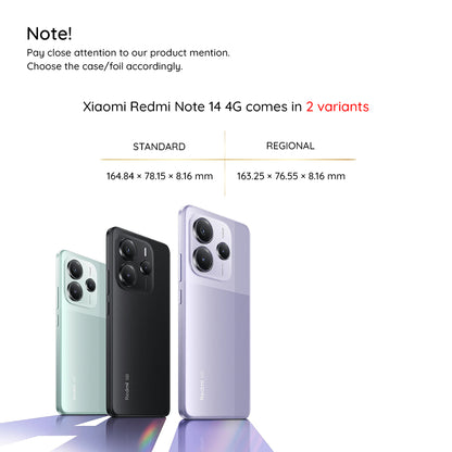 MagSafe-deksel for Xiaomi Redmi Note 14 4G (Regional), Techsuit, ArmorMag, Svart