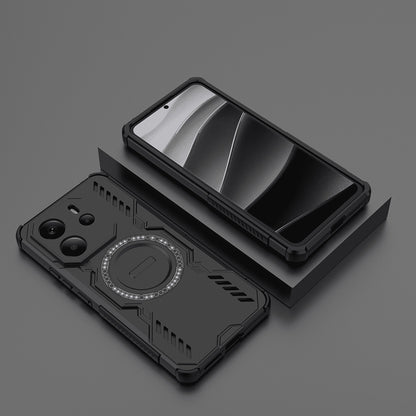 MagSafe-deksel for Xiaomi Redmi Note 14 4G (Regional), Techsuit, ArmorMag, Svart