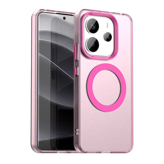 MagSafe-deksel for Xiaomi Redmi Note 14 4G (Standard), Techsuit, CandyCase, Rosa