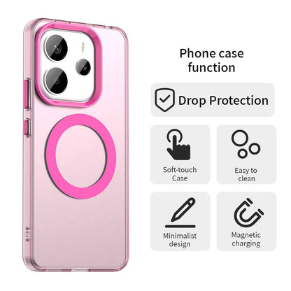 MagSafe-deksel for Xiaomi Redmi Note 14 4G (Standard), Techsuit, CandyCase, Rosa