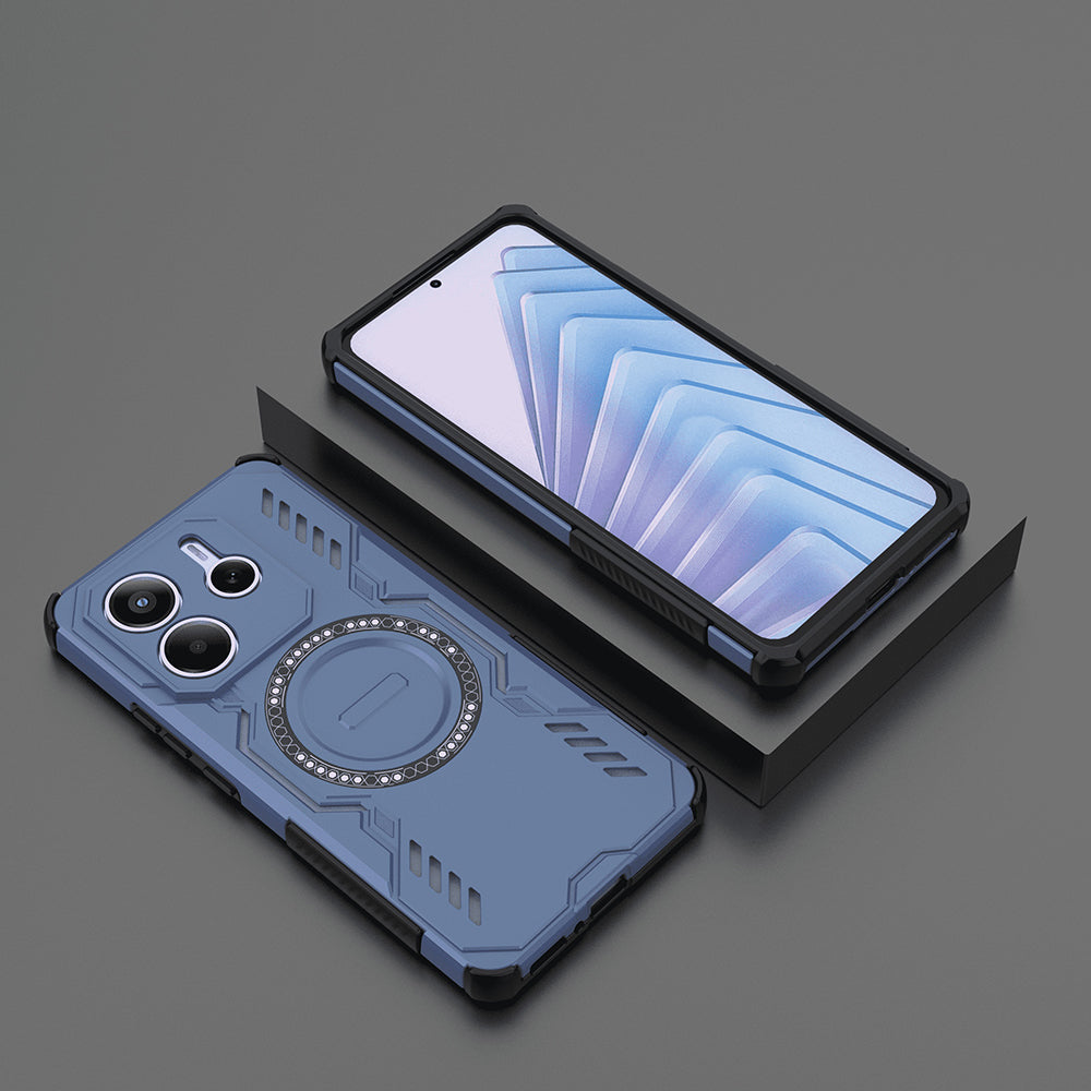 MagSafe-deksel for Xiaomi Redmi Note 14 5G, Techsuit, ArmorMag, Blå