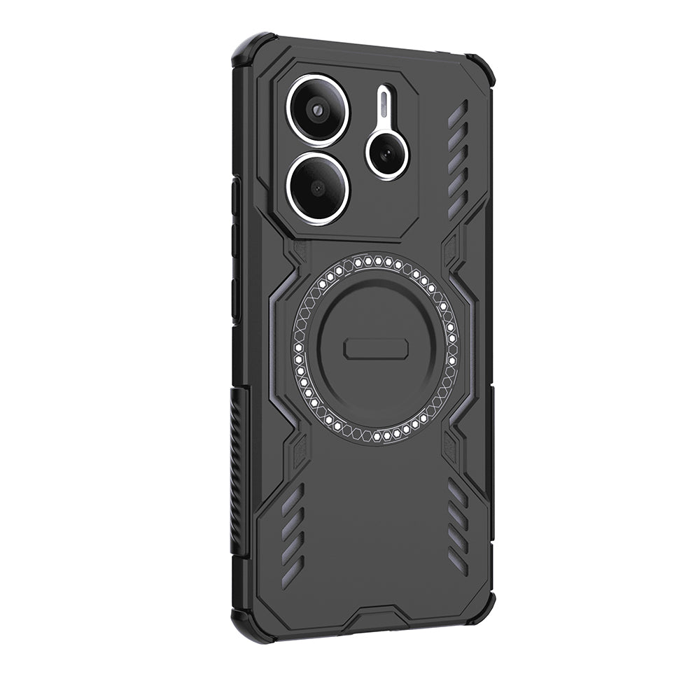 MagSafe-deksel for Xiaomi Redmi Note 14 5G, Techsuit, ArmorMag, svart