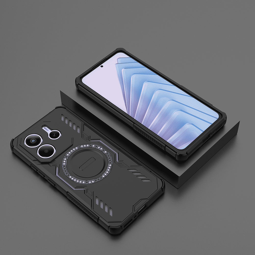 MagSafe-deksel for Xiaomi Redmi Note 14 5G, Techsuit, ArmorMag, svart
