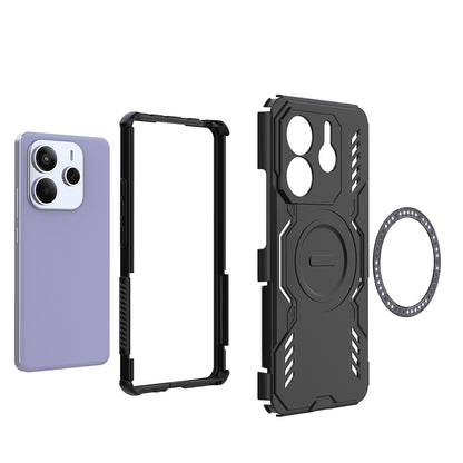 MagSafe-deksel for Xiaomi Redmi Note 14 5G, Techsuit, ArmorMag, svart