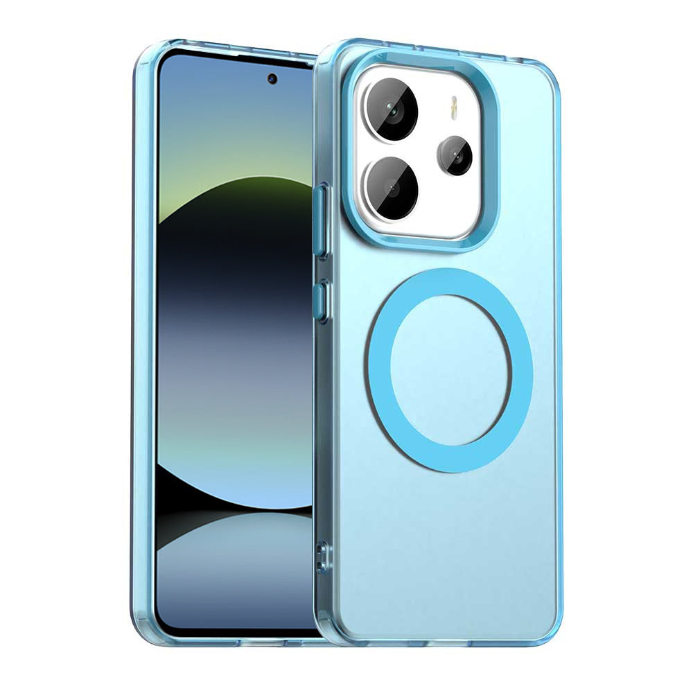 MagSafe-deksel for Xiaomi Redmi Note 14 5G, Techsuit, CandyCase, Blå