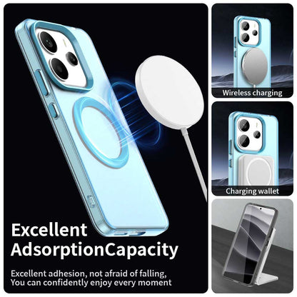 MagSafe-deksel for Xiaomi Redmi Note 14 5G, Techsuit, CandyCase, Blå