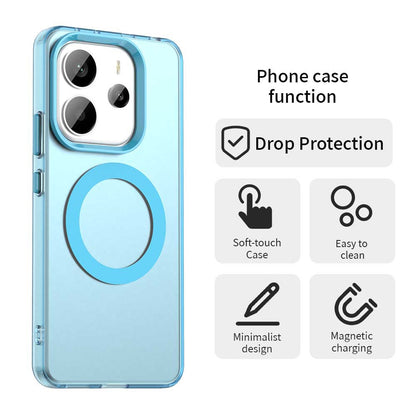 MagSafe-deksel for Xiaomi Redmi Note 14 5G, Techsuit, CandyCase, Blå