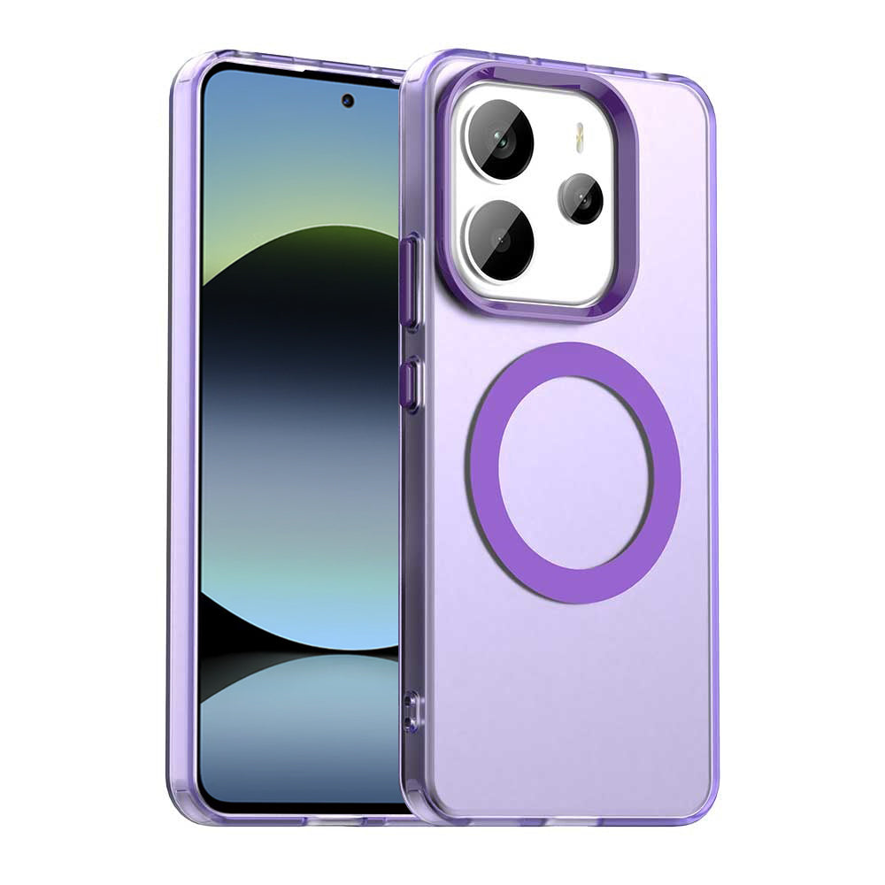 MagSafe-deksel for Xiaomi Redmi Note 14 5G, Techsuit, CandyCase, Lilla