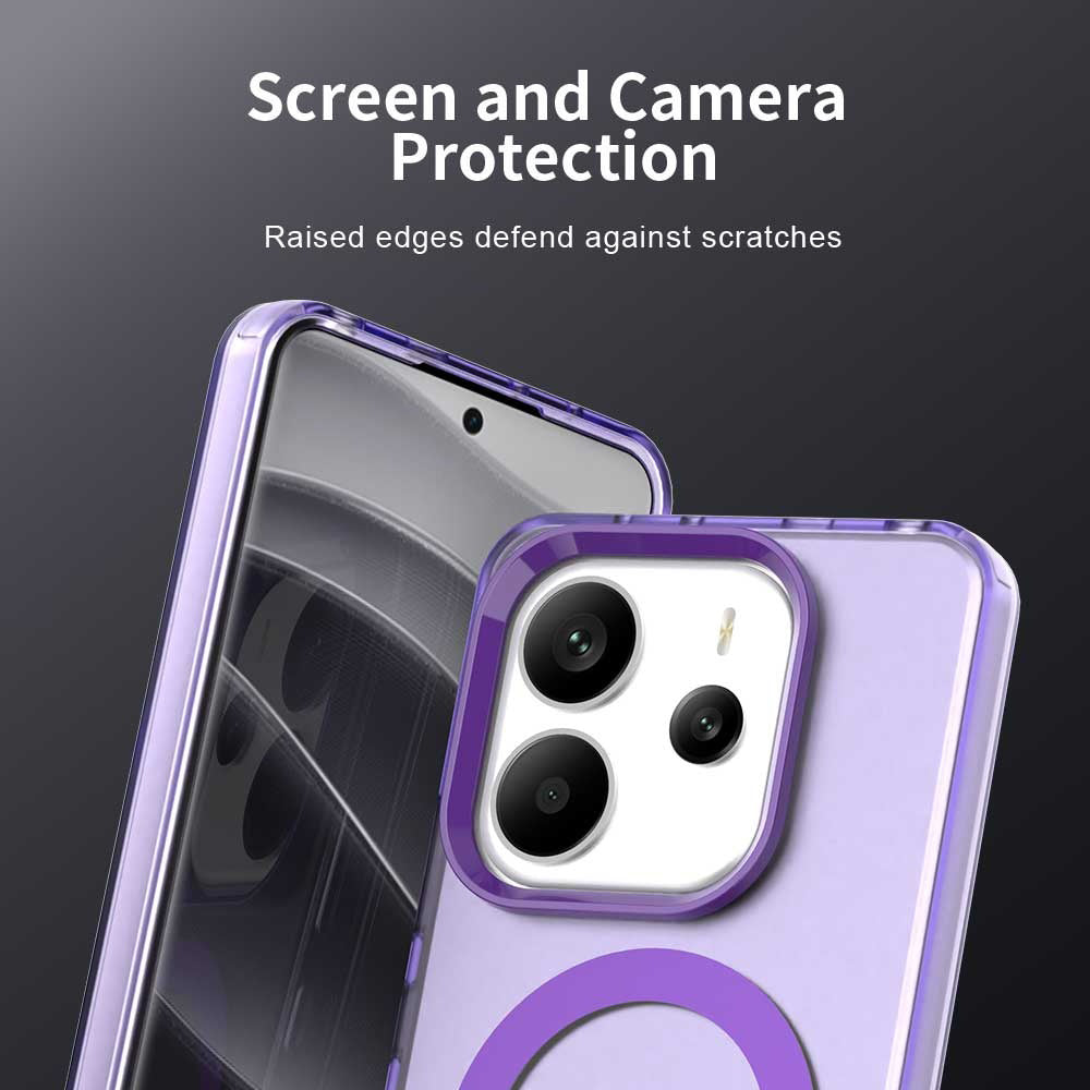MagSafe-deksel for Xiaomi Redmi Note 14 5G, Techsuit, CandyCase, Lilla