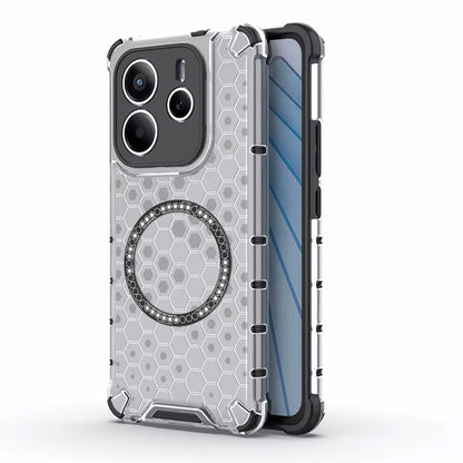 MagSafe-deksel for Xiaomi Redmi Note 14 5G, Techsuit, HoneyComb Shield, Hvit