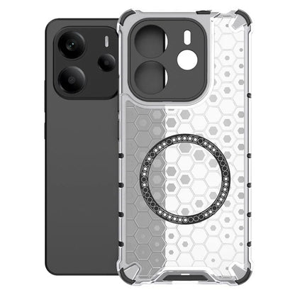 MagSafe-deksel for Xiaomi Redmi Note 14 5G, Techsuit, HoneyComb Shield, Hvit