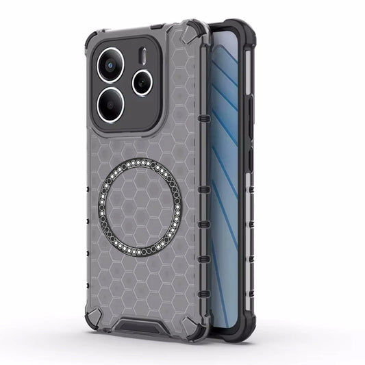 MagSafe-deksel for Xiaomi Redmi Note 14 5G, Techsuit, HoneyComb Shield, svart