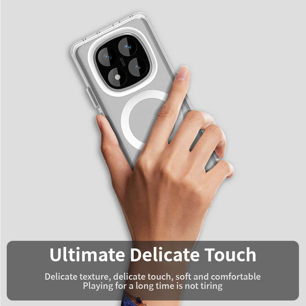 MagSafe-deksel for Xiaomi Redmi Note 14 Pro 4G, Techsuit, CandyCase, Hvit