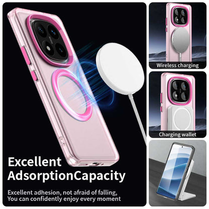 MagSafe-deksel for Xiaomi Redmi Note 14 Pro 4G, Techsuit, CandyCase, Rosa
