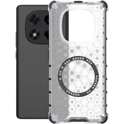 MagSafe-deksel for Xiaomi Redmi Note 14 Pro 4G, Techsuit, HoneyComb Shield, hvit