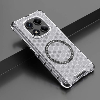 MagSafe-deksel for Xiaomi Redmi Note 14 Pro 4G, Techsuit, HoneyComb Shield, hvit