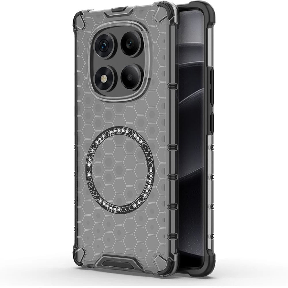 MagSafe-deksel for Xiaomi Redmi Note 14 Pro 4G, Techsuit, HoneyComb Shield, svart