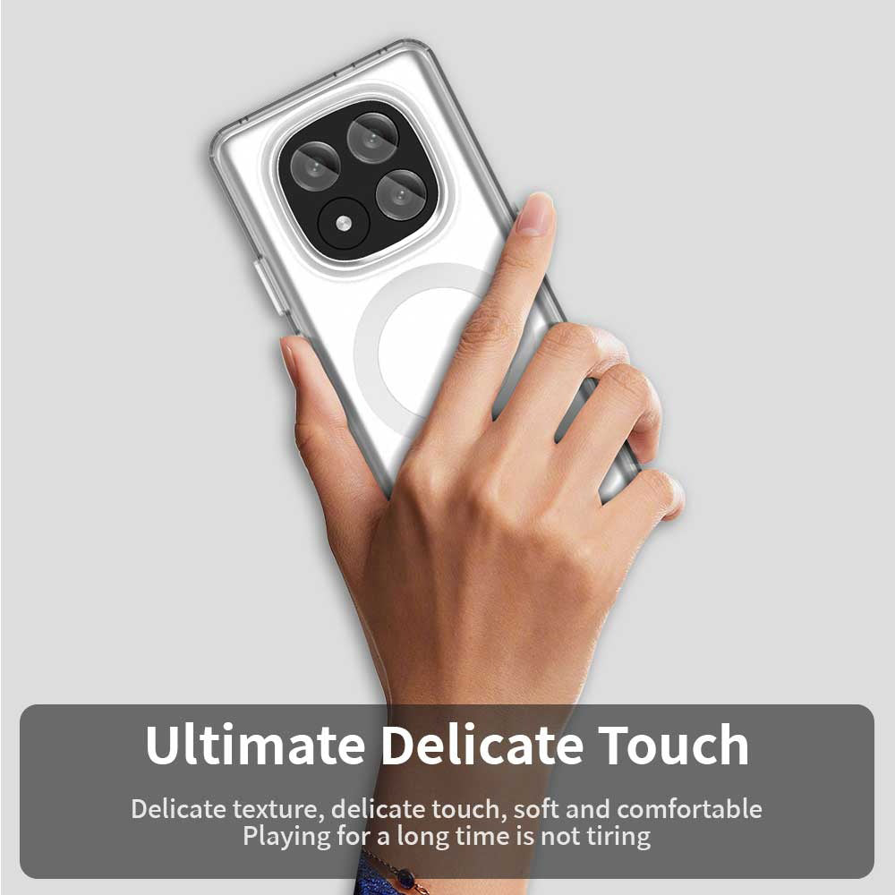 MagSafe-deksel for Xiaomi Redmi Note 14 Pro+ 5G, Techsuit, CandyCase, hvit