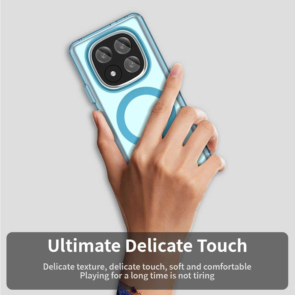 MagSafe-deksel for Xiaomi Redmi Note 14 Pro+ 5G, Techsuit, CandyCase, Blå