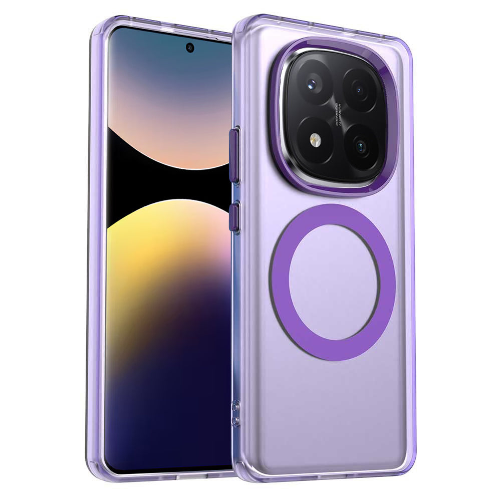 MagSafe-deksel for Xiaomi Redmi Note 14 Pro+ 5G, Techsuit, CandyCase, Lilla