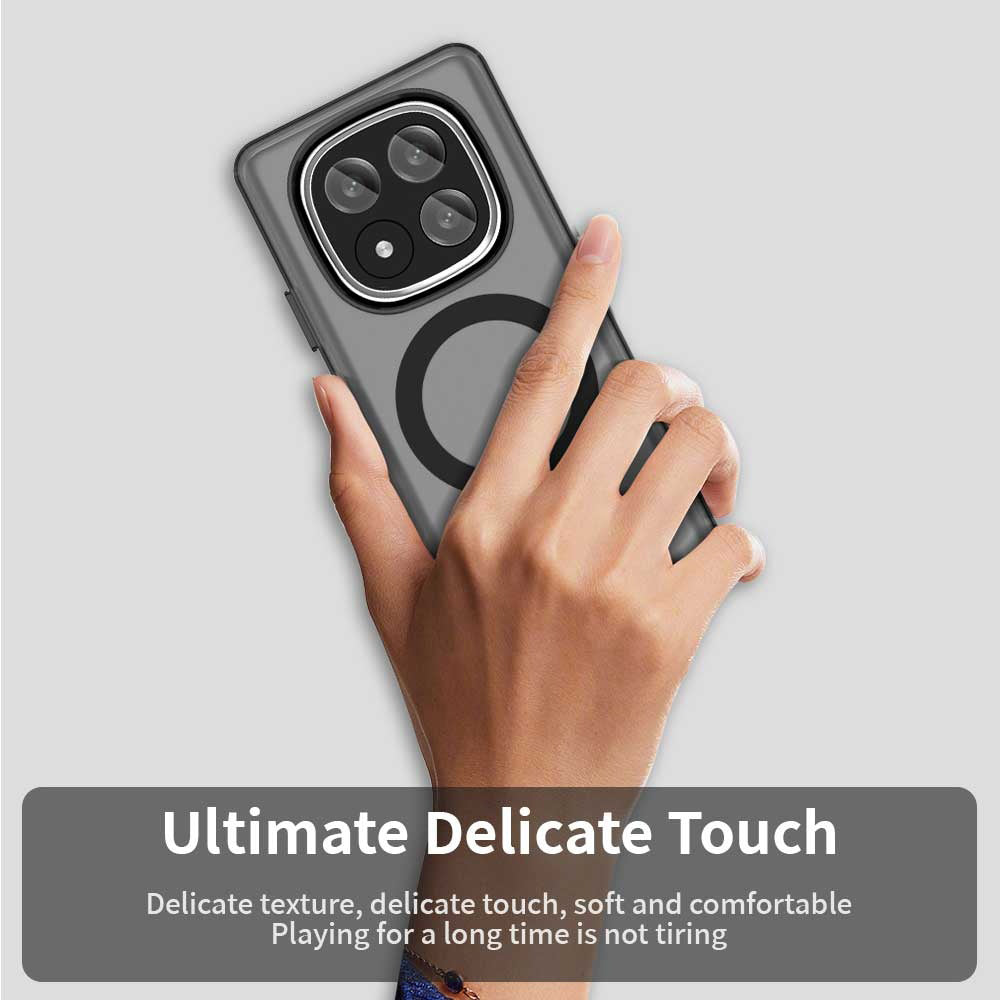 MagSafe-deksel for Xiaomi Redmi Note 14 Pro+ 5G, Techsuit, CandyCase, Svart