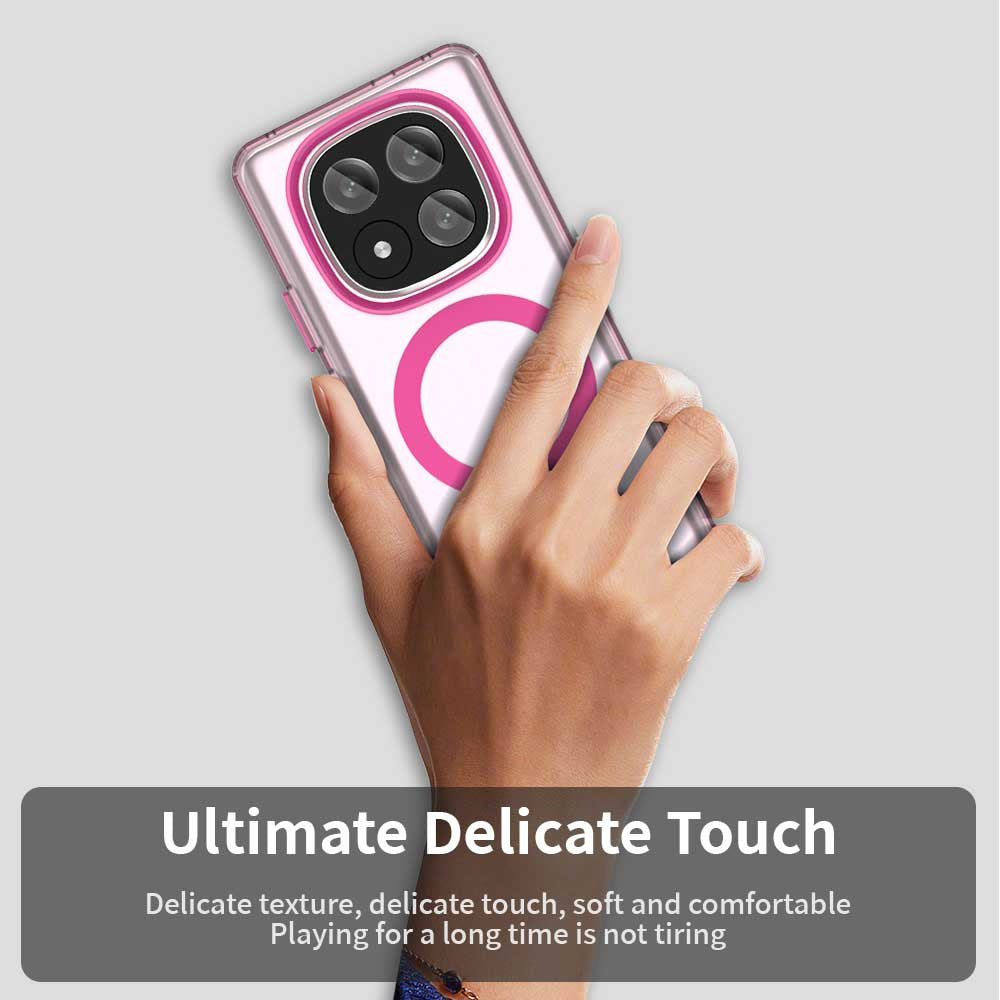 MagSafe-deksel for Xiaomi Redmi Note 14 Pro+ 5G, Techsuit, CandyCase, Rosa