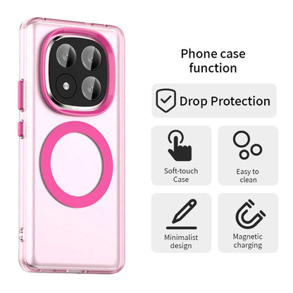 MagSafe-deksel for Xiaomi Redmi Note 14 Pro+ 5G, Techsuit, CandyCase, Rosa