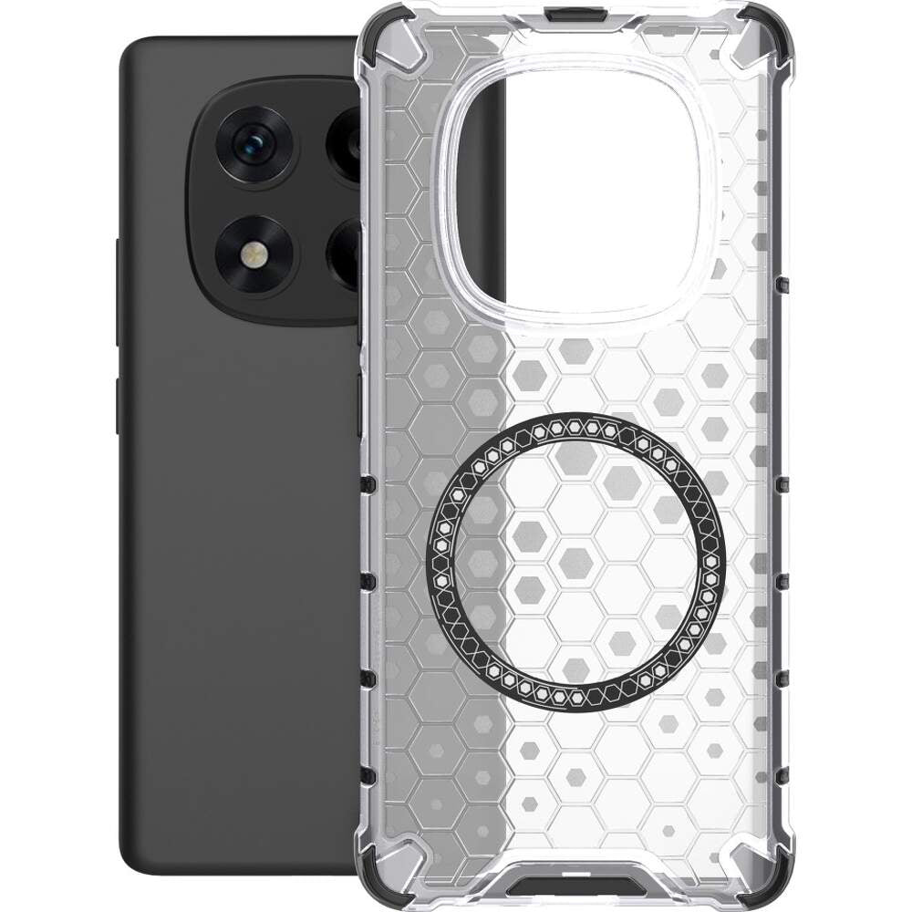 MagSafe-deksel for Xiaomi Redmi Note 14 Pro+ 5G, Techsuit, HoneyComb Shield, hvit