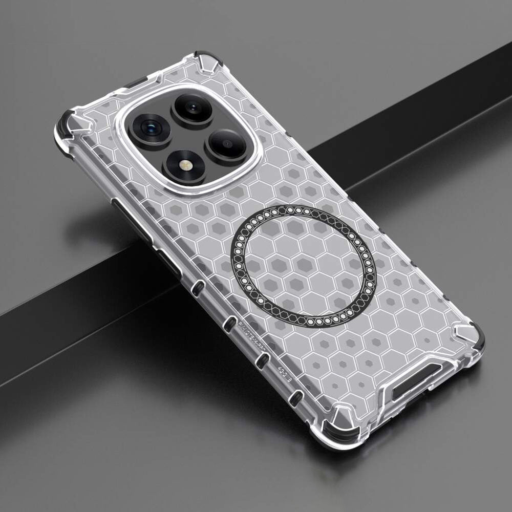 MagSafe-deksel for Xiaomi Redmi Note 14 Pro+ 5G, Techsuit, HoneyComb Shield, hvit