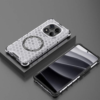 MagSafe-deksel for Xiaomi Redmi Note 14 Pro+ 5G, Techsuit, HoneyComb Shield, hvit