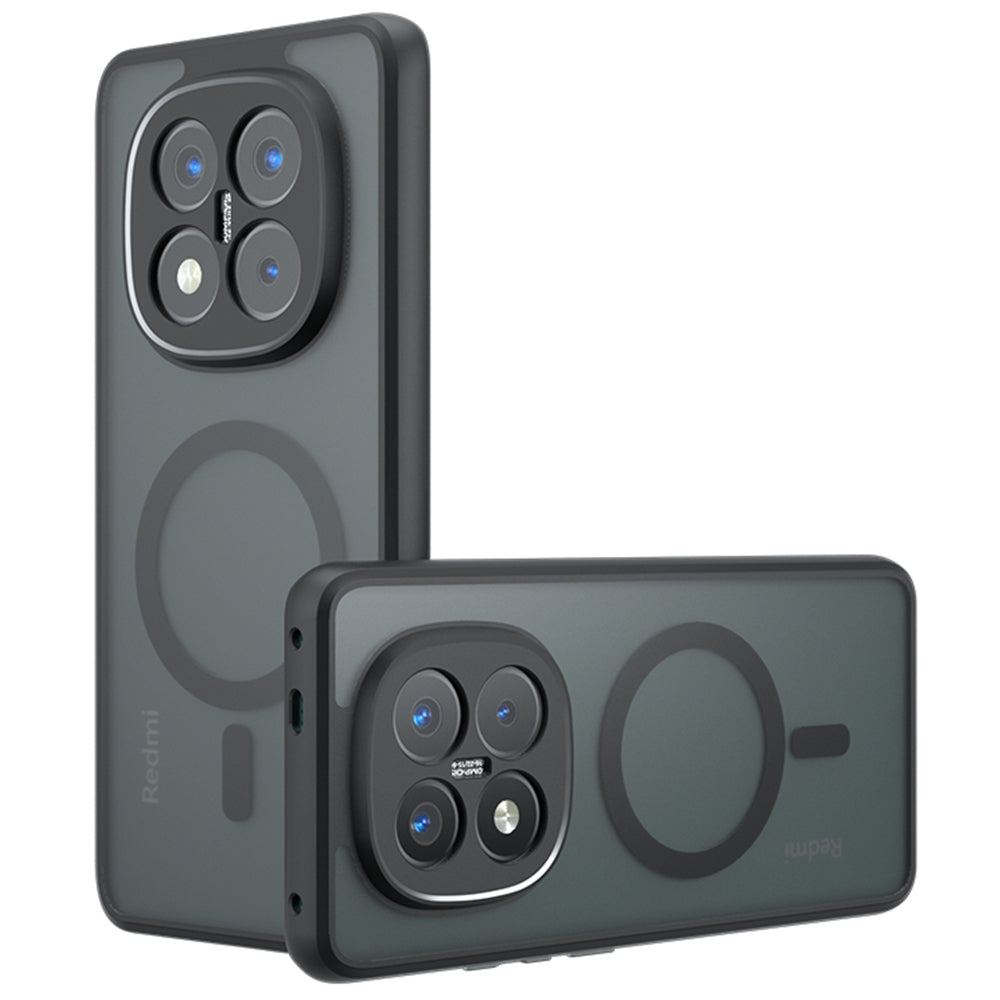 MagSafe-deksel for Xiaomi Redmi Note 14 Pro+ 5G, Techsuit, PureFrost, Satinert svart