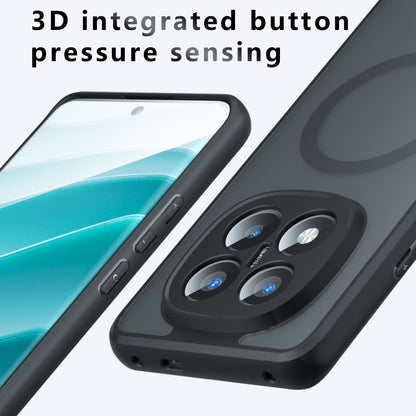 MagSafe-deksel for Xiaomi Redmi Note 14 Pro+ 5G, Techsuit, PureFrost, Satinert svart