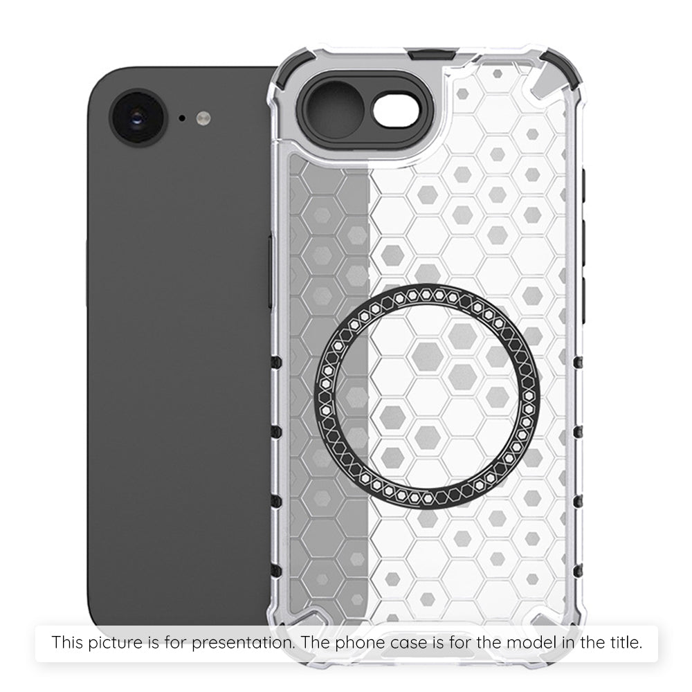 MagSafe-deksel for Xiaomi Redmi Note 14S, Techsuit, HoneyComb Shield, hvit