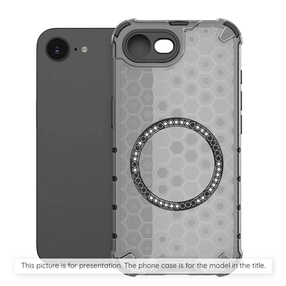 MagSafe-deksel for Xiaomi Redmi Note 14S, Techsuit, HoneyComb Shield, svart