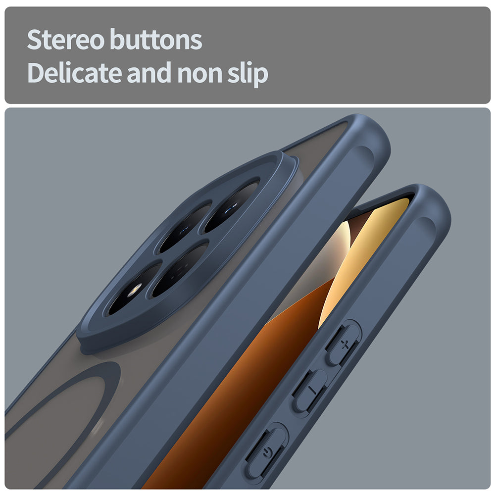 MagSafe-deksel for Xiaomi Redmi Note 15 Pro 4G, Techsuit, HaloFrost II, Marineblå