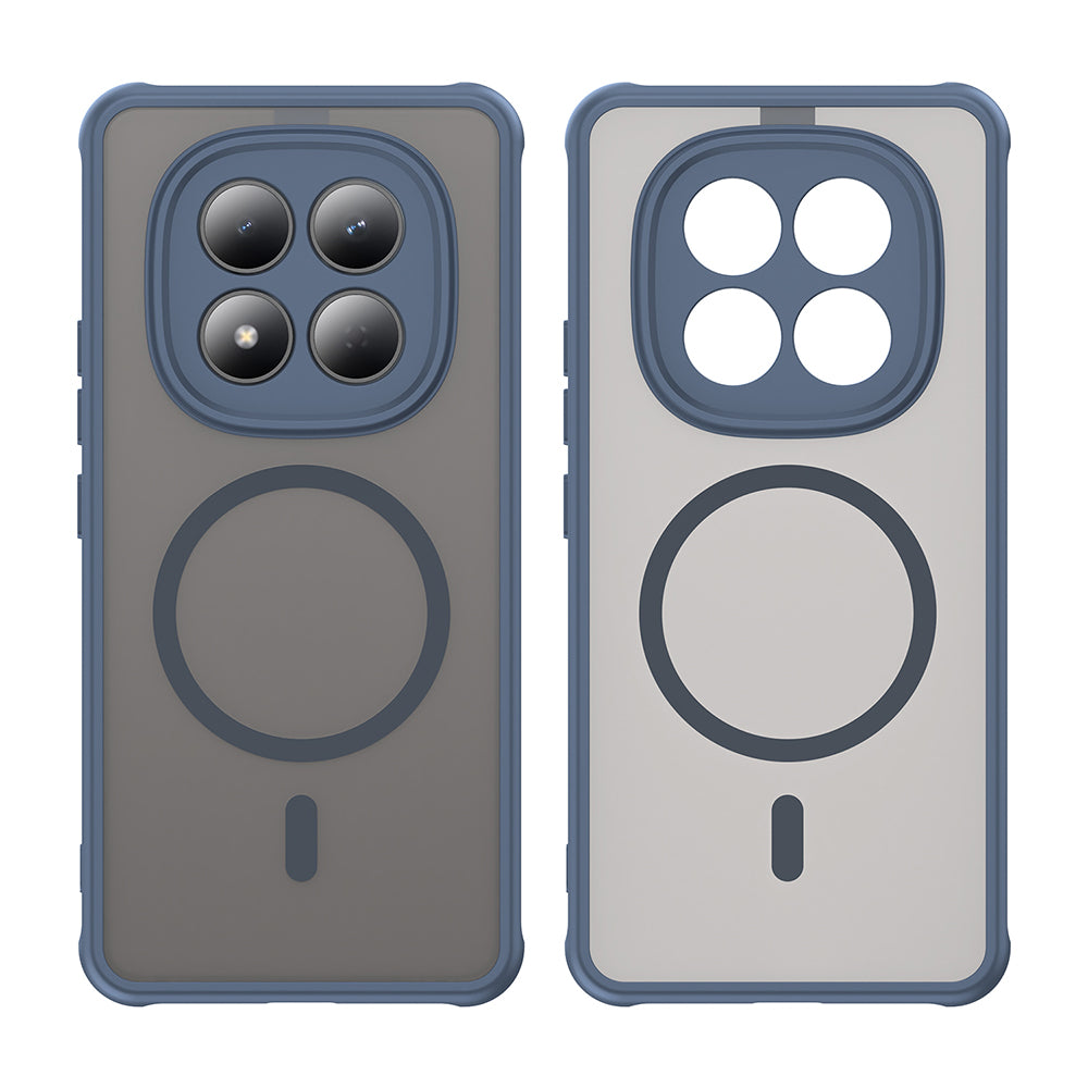 MagSafe-deksel for Xiaomi Redmi Note 15 Pro 4G, Techsuit, HaloFrost II, Marineblå