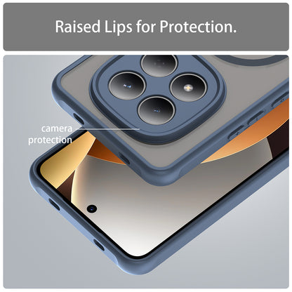 MagSafe-deksel for Xiaomi Redmi Note 15 Pro 4G, Techsuit, HaloFrost II, Marineblå