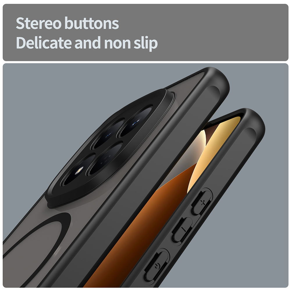 MagSafe-deksel for Xiaomi Redmi Note 15 Pro 4G, Techsuit, HaloFrost II, Svart