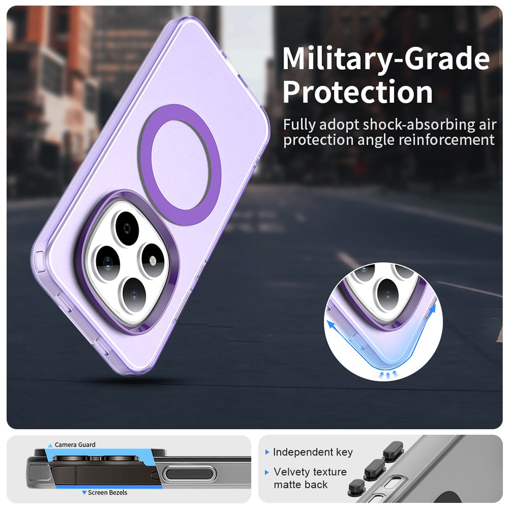 MagSafe-deksel for Xiaomi Redmi Note 15 Pro 5G, Techsuit, CandyCase, Lilla