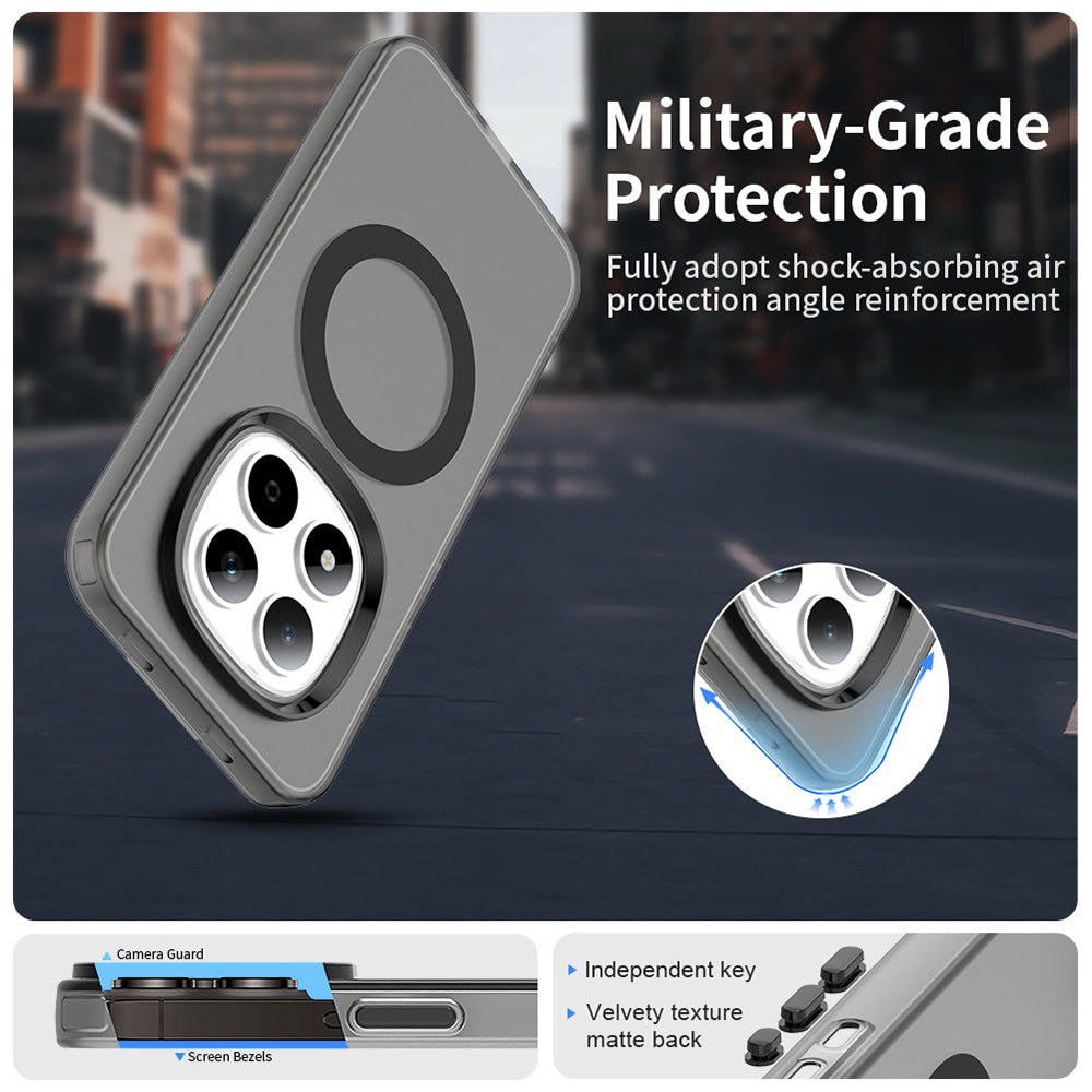 MagSafe-deksel for Xiaomi Redmi Note 15 Pro 5G, Techsuit, CandyCase, Svart