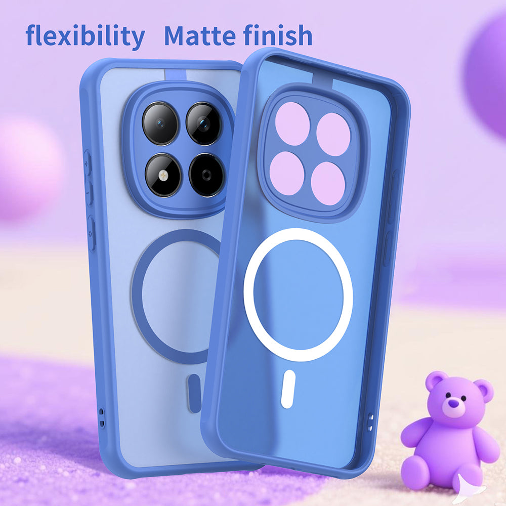 MagSafe-deksel for Xiaomi Redmi Note 15 Pro 5G, Techsuit, HaloFrost II, Blå